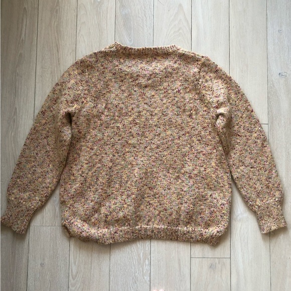 Persodea Japanese Brand Mohair Blend Marled Sweater Size LL - Picture 9 of 10